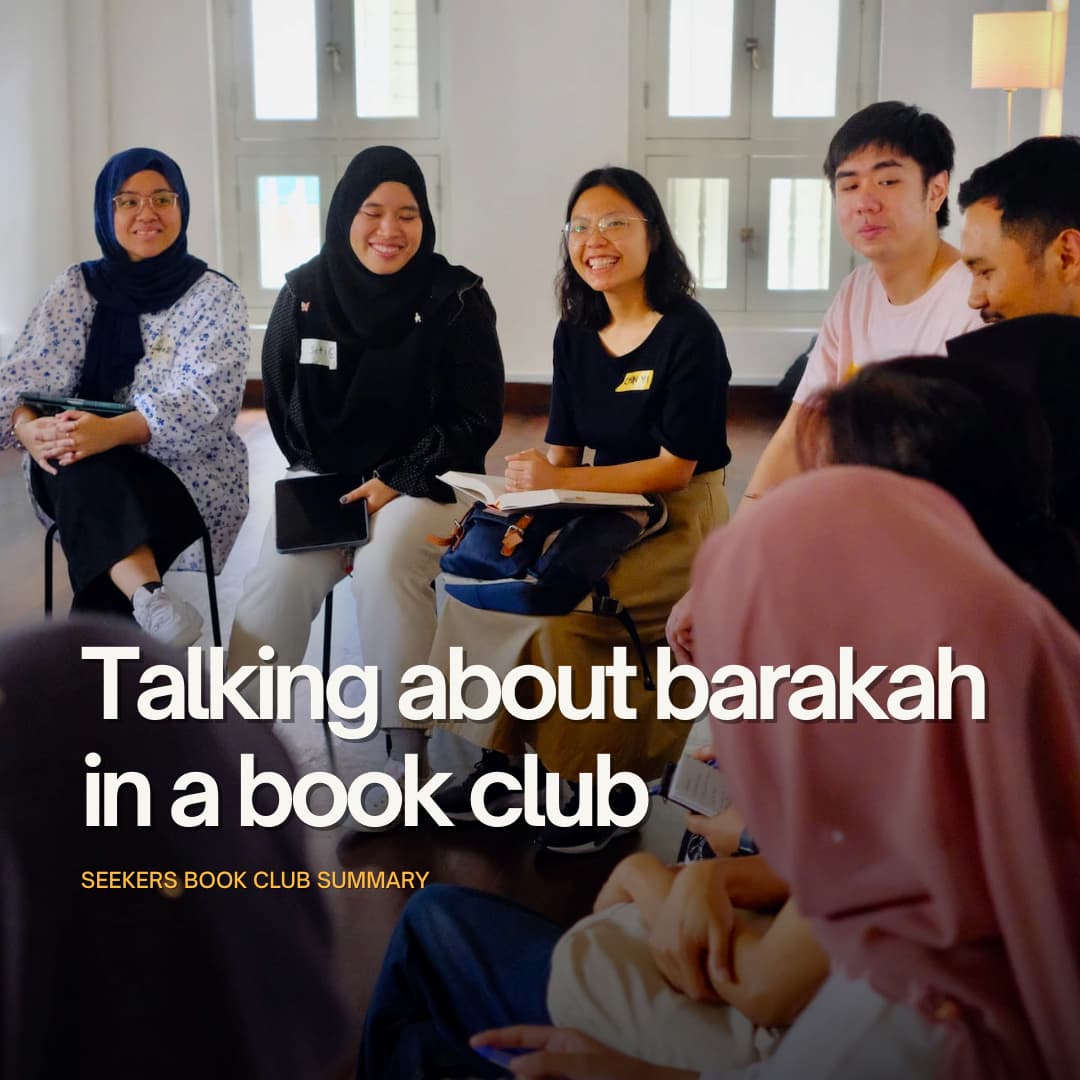 Maktaba Books Seekers Book Clube with people discussing seated in circle