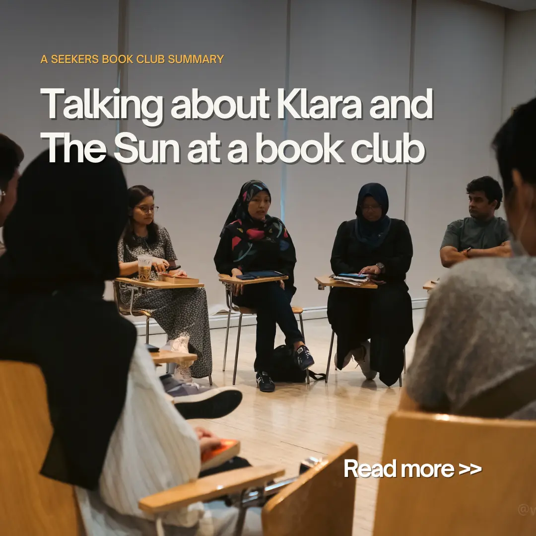 Klara and the sun at a Book Club - links page image